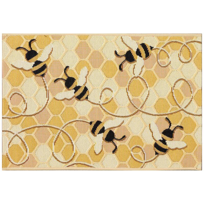 Liora Manne Esencia Bee Free Indoor/Outdoor Mat