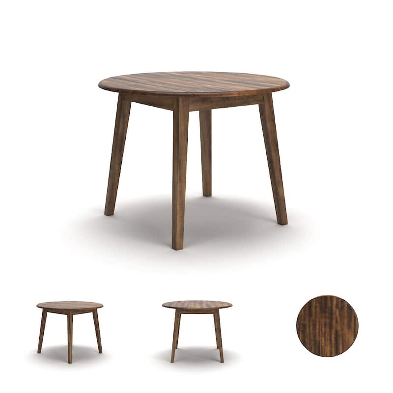Berringer Round Drop Leaf Table - 42" W x 42" D x 30.63" H