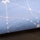preview thumbnail 7 of 7, Nourison Imagination Indoor only Blue Ribbon Graphic Area Rug 5' x 7' - Blue