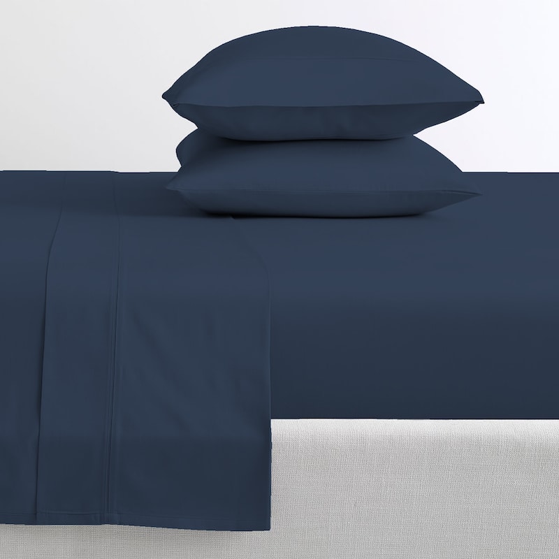 Purity Home 100% Cotton Long Staple Ultra-Soft Percale Sheet Set