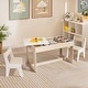preview thumbnail 2 of 7, Drawing and Activity Board Children Table with 2 Chairs Set