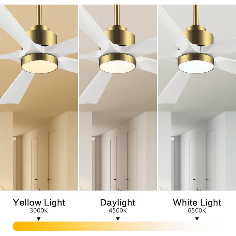 AeroBlade 60" 5-Blade 6-Speed Ceiling Fan with LED Light