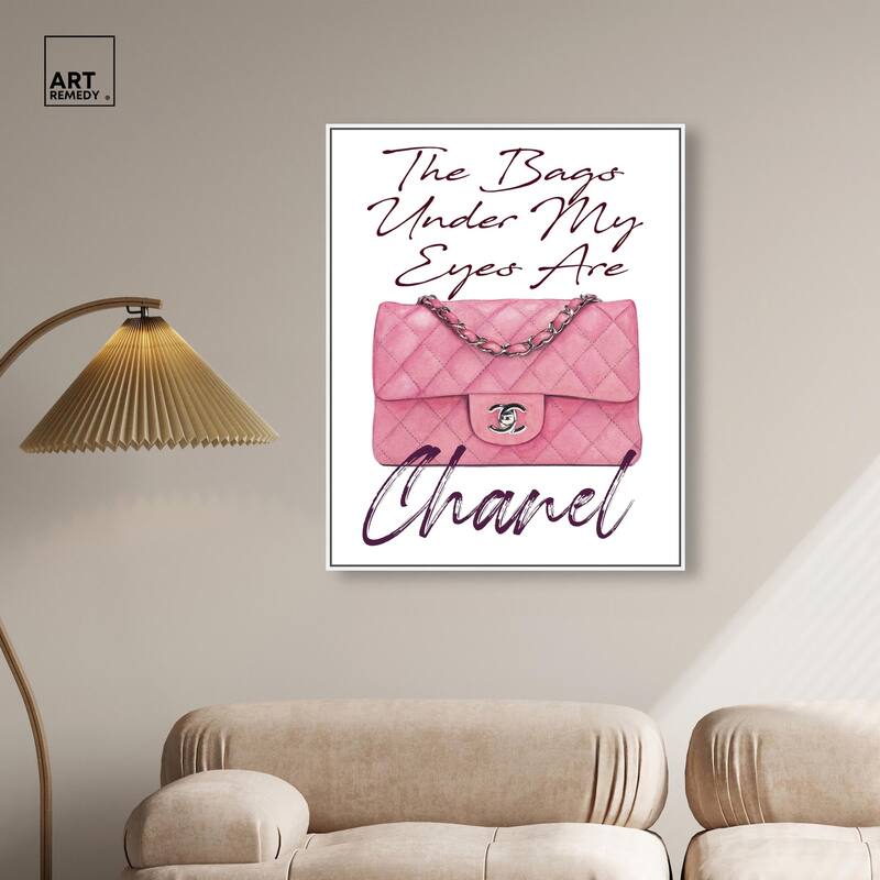 The Bag Under my Eyes Canvas by Art Remedy