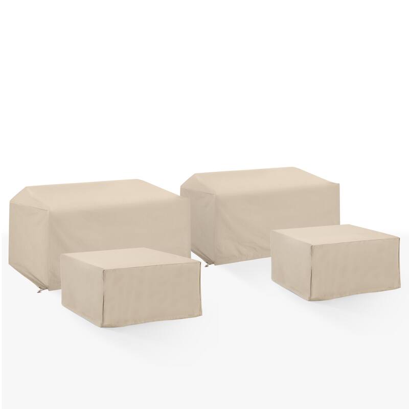 Crosley 4Pc Outdoor Sectional Furniture Cover Set - Gray