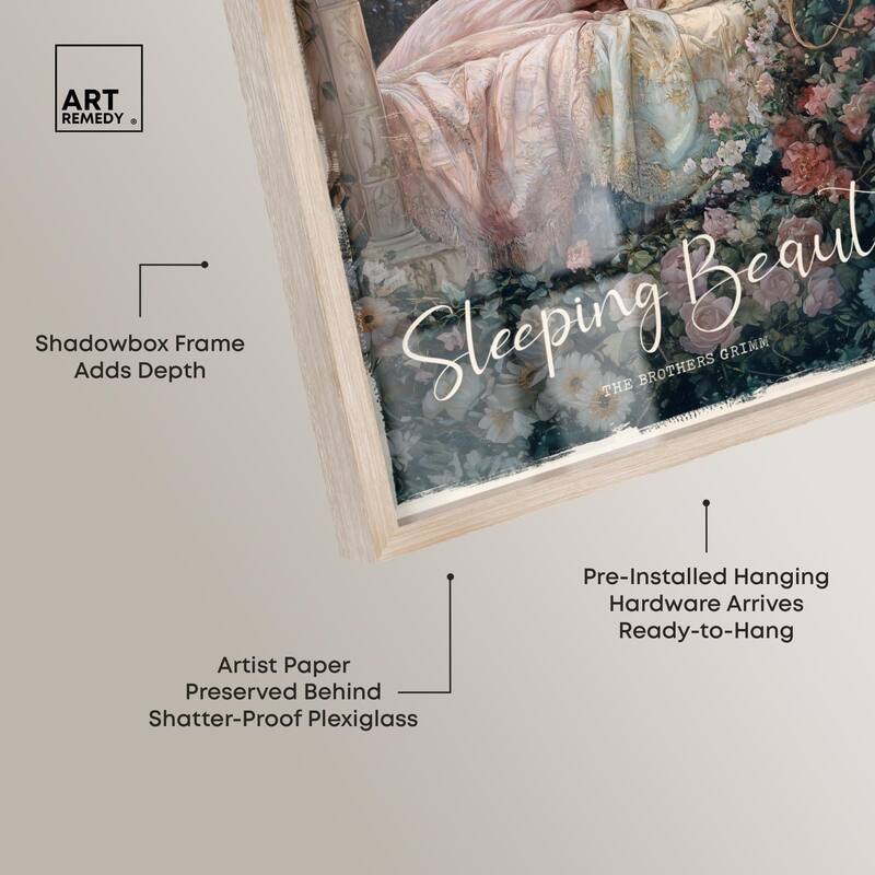 Classic Sleeping Beauty Shadowbox by Art Remedy