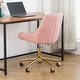 preview thumbnail 39 of 43, Modern Teddy Fleece Fabric with Metal Legs with Lift Adjustment, Swivel Office Chair