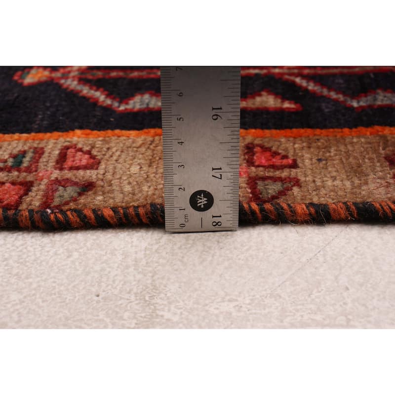 ECARPETGALLERY Hand-knotted Konya Anatolian Black, Red Wool Rug - 3'6 x 9'0