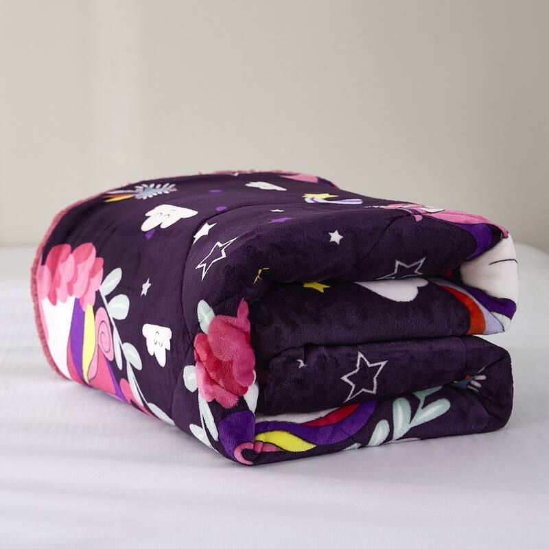 Unicorn Flamingo Kids Comforter Set Best Gift