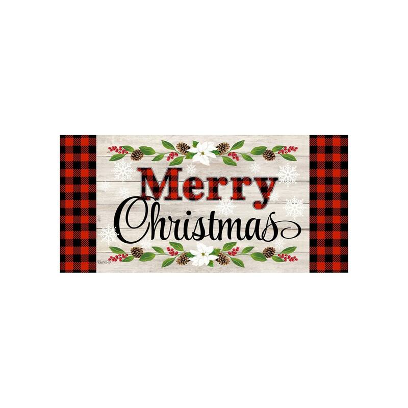 Christmas Sentiments Sassafras Switch Mat