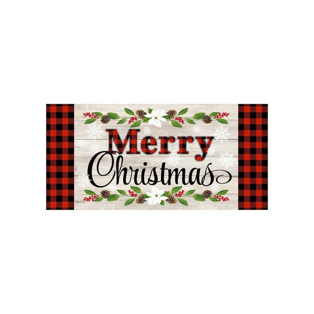 Christmas Sentiments Sassafras Switch Mat