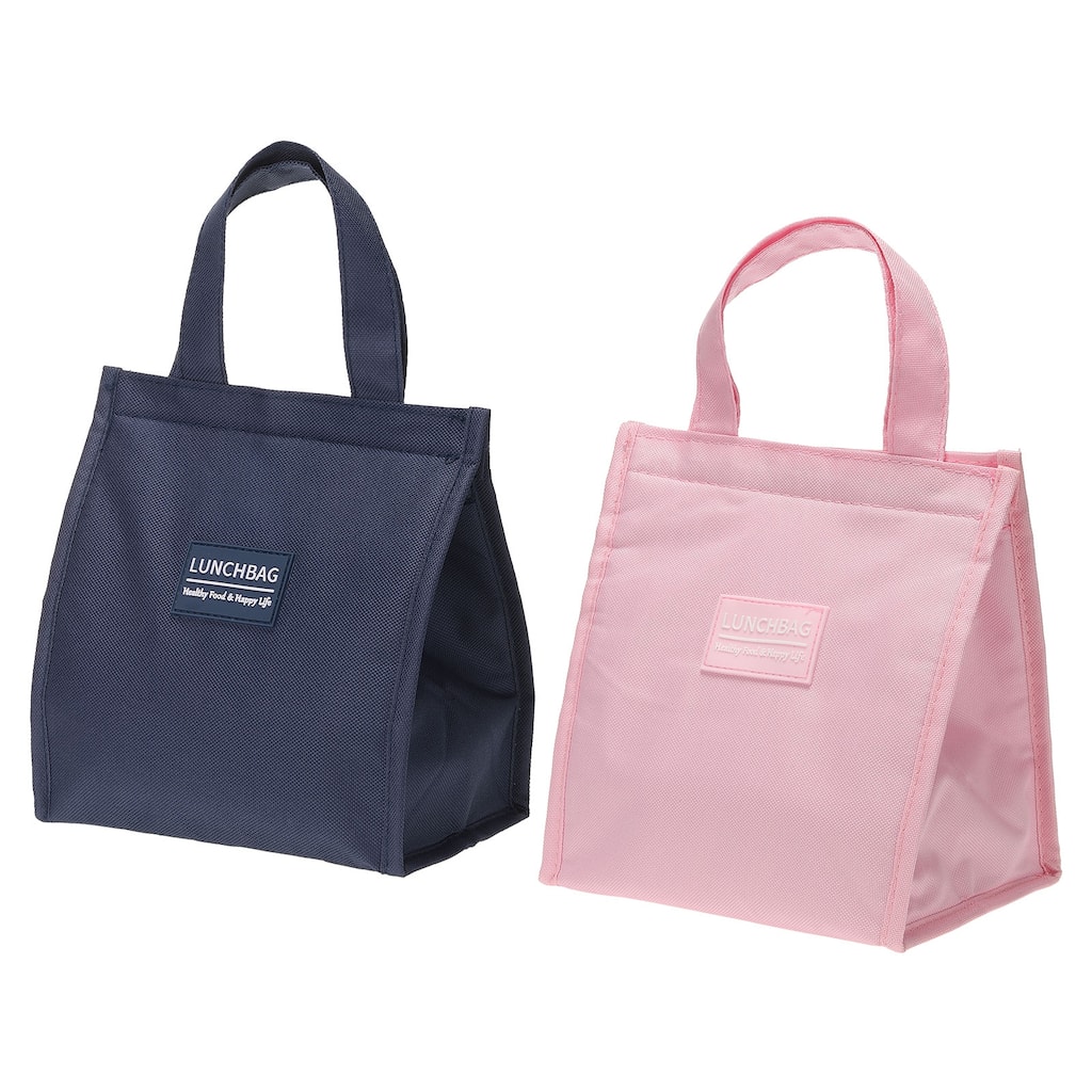 Insulated Lunch Bags, 2Pack 8"x5"x9" Portable Containers Bag