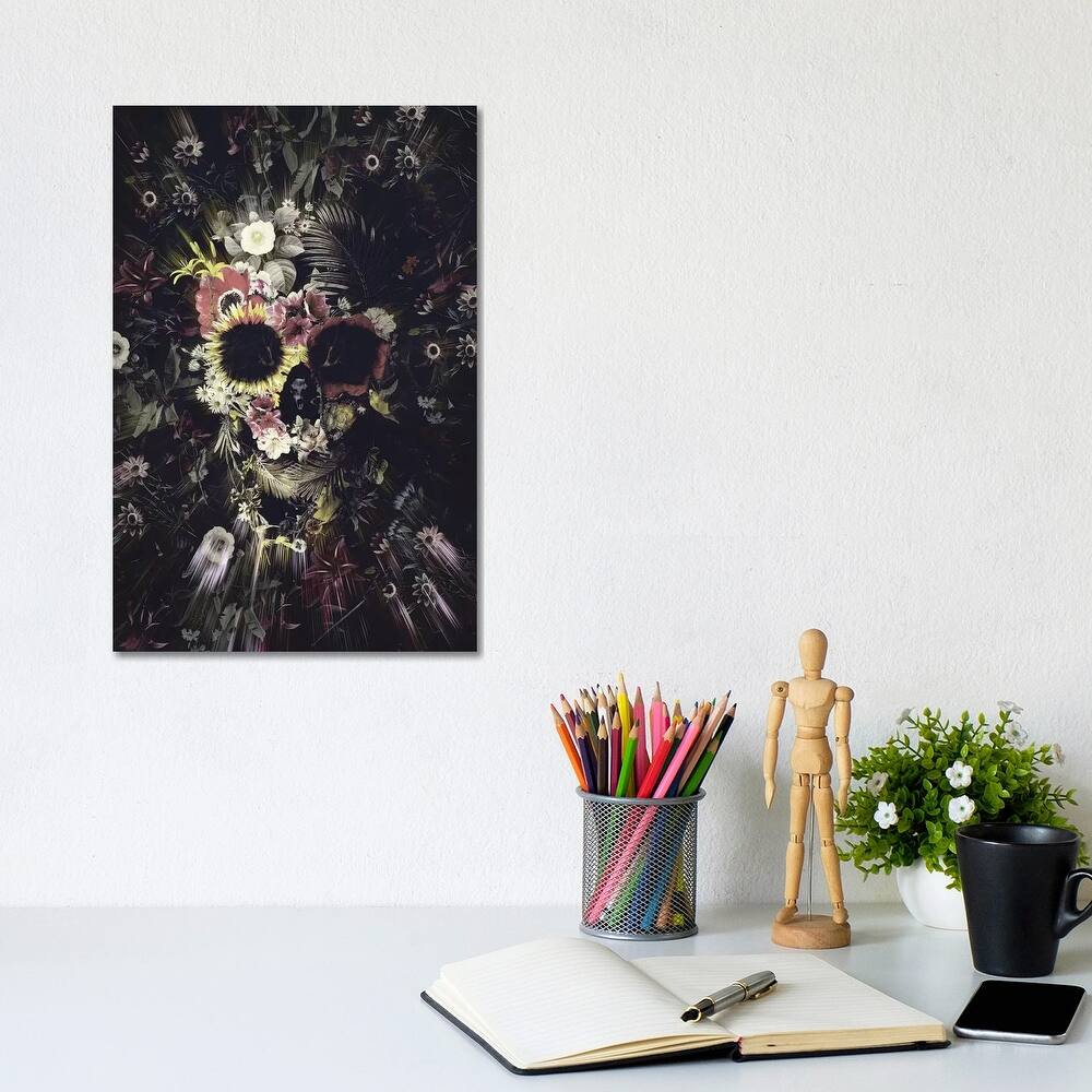 iCanvas "Garden Skull" by Ali Gulec Canvas Print