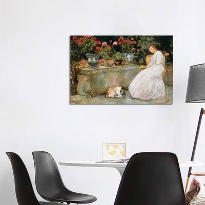 iCanvas "Reading, 1888 " by Childe Hassam Canvas Print