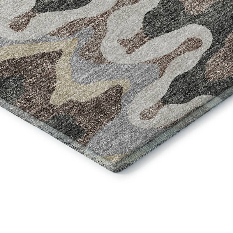 Premium Washable Super Soft Abstract Stripes Mayfield Rug
