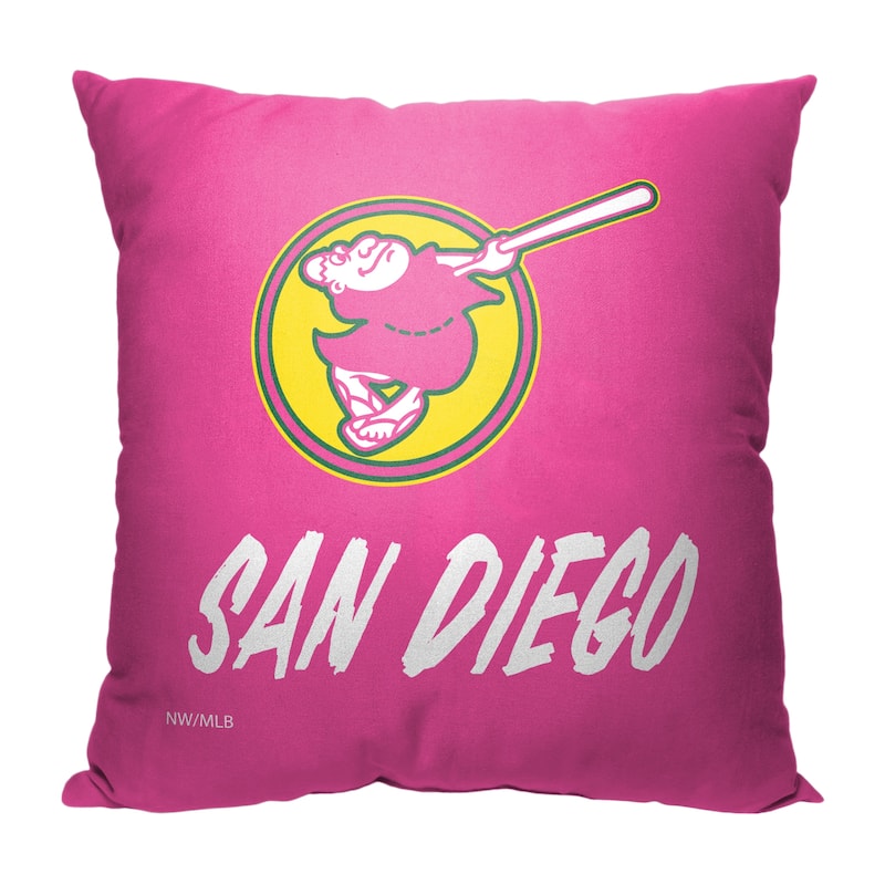 MLB San Diego Padres City Connect 18 Inch Throw Pillow