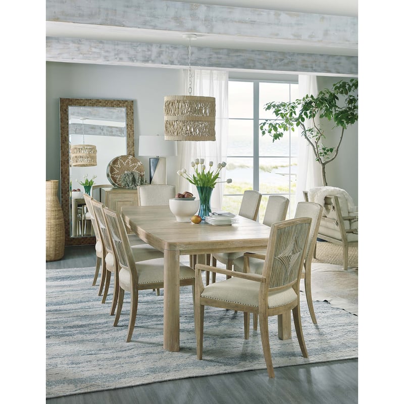 Surfrider Carved Back Side Chair - 21.5"W x 38.5"H x 25.25"D