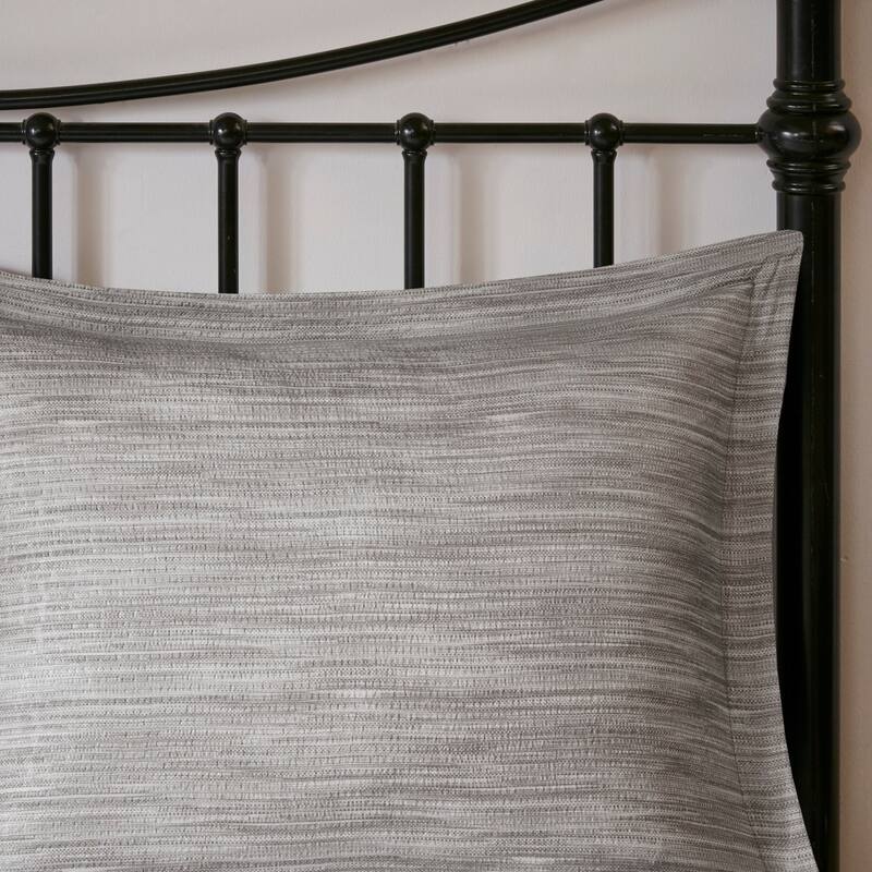 GDF Studio - Walter Printed Seersucker 7-Piece Comforter Set with Decorative Pillows