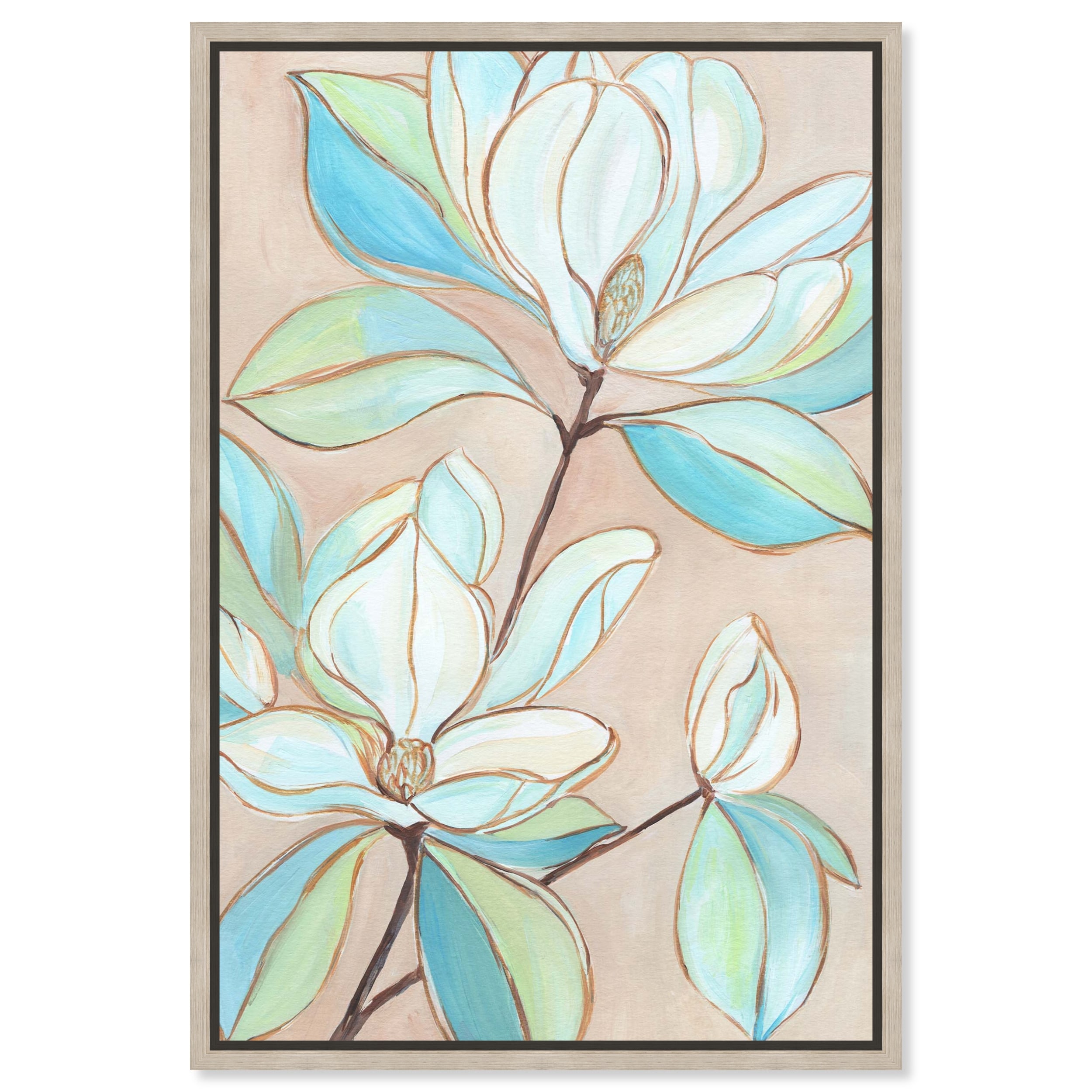Ethereal Blossom II - Ira Floral Oversized Canvas Print by Art Remedy