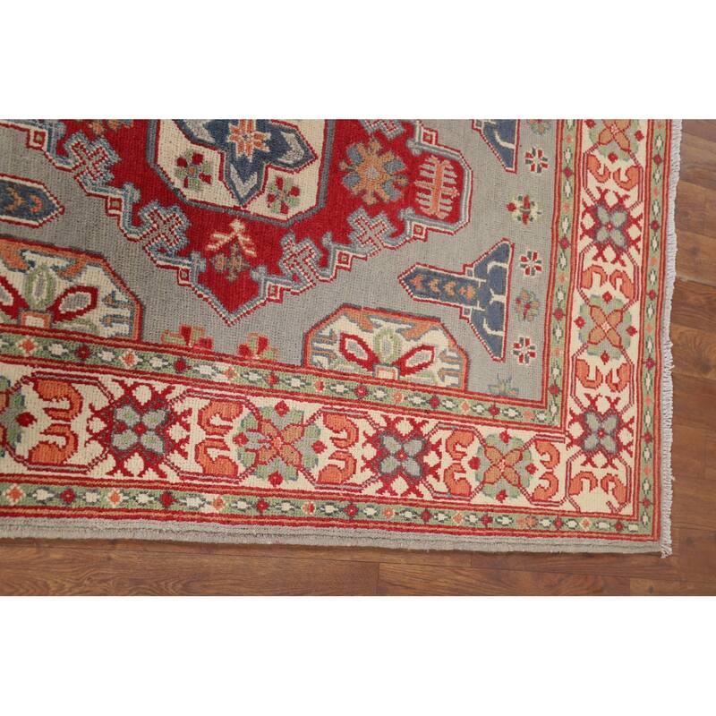Kazak Foyer Rug Handmade Home Decor Wool Carpet - 3'5" x 4'9"