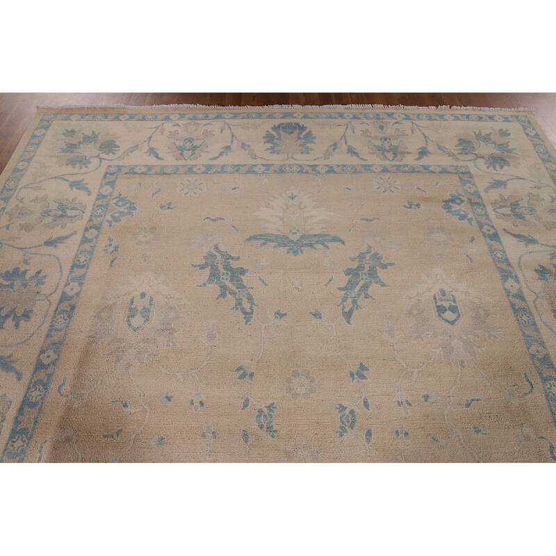 Mute Color Oushak Oriental Area Rug Handmade Wool Carpet - 8'3" x 10'0"
