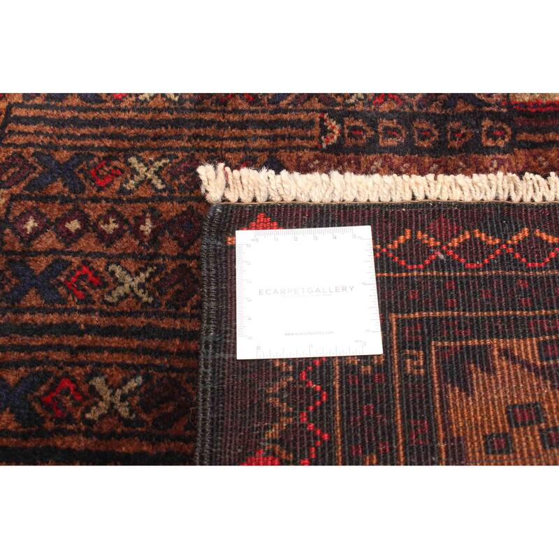 ECARPETGALLERY Hand-knotted Teimani Brown Wool Rug - 2'9 x 4'7