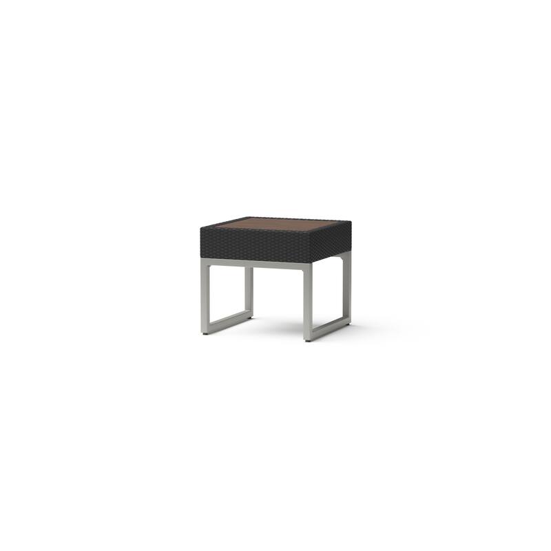 Milo Espresso 8 Piece Sunbrella Outdoor Patio Motion Seating Set