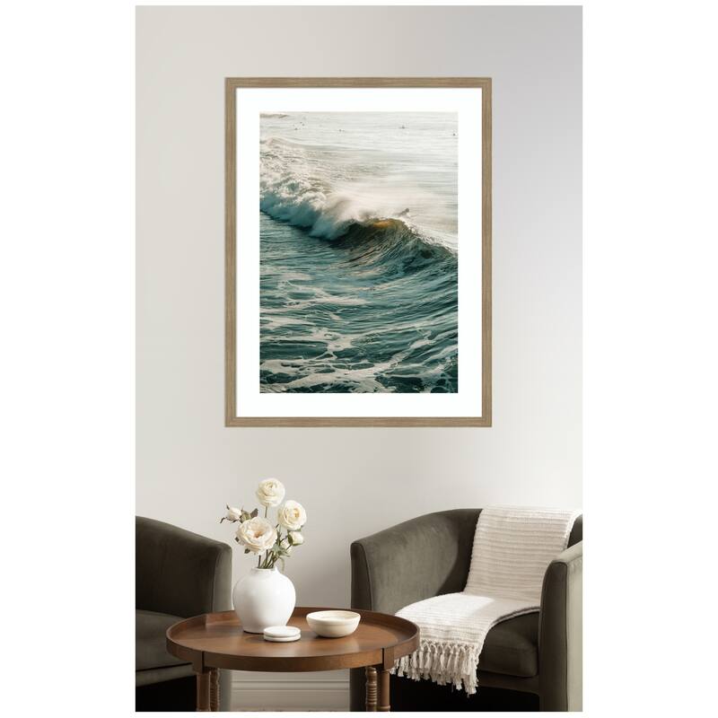 Kate and Laurel Morning Glow by Alicia Bock Framed Wall Art Print
