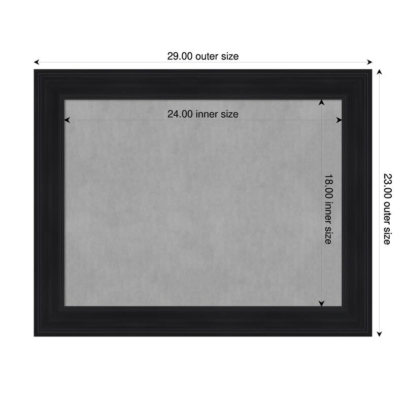 Amanti Art Abbey Black Framed - 29 x 23 in