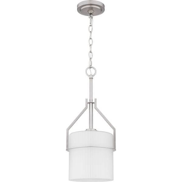slide 2 of 6, Seymour One Light Mini Pendant Brushed Nickel