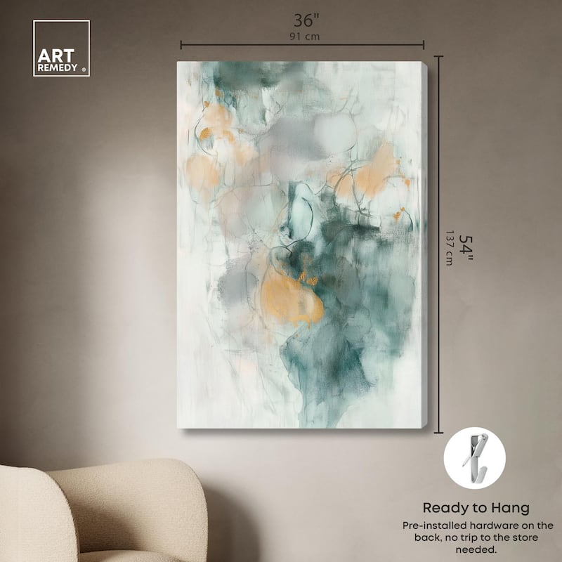 Verdant Vapors II Canvas by Art Remedy, Gallery Wrapped