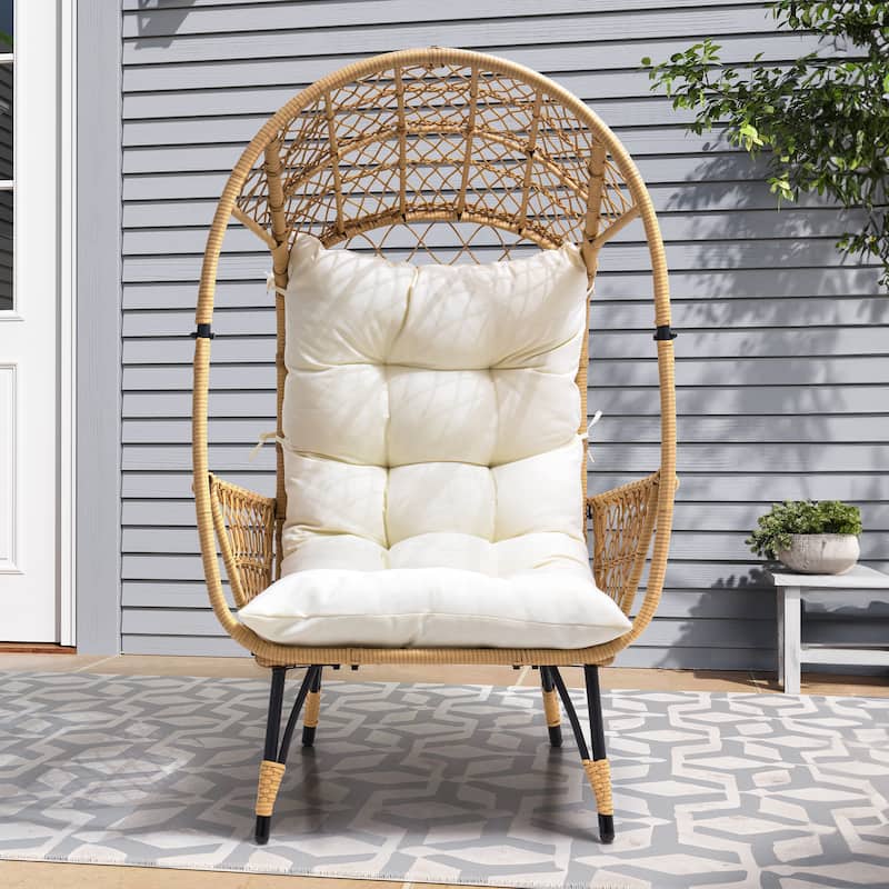 Outdoor Aluminum Dining Chairs Modern Stackable Armchairs