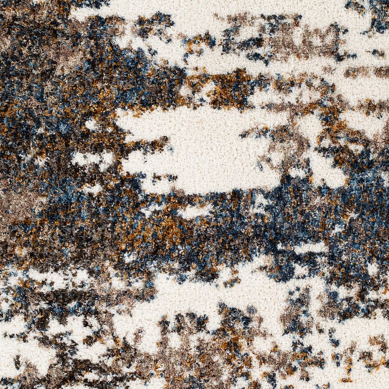 Livabliss Bohemian & Eclectic Celestial Shag Abstract Area Rug