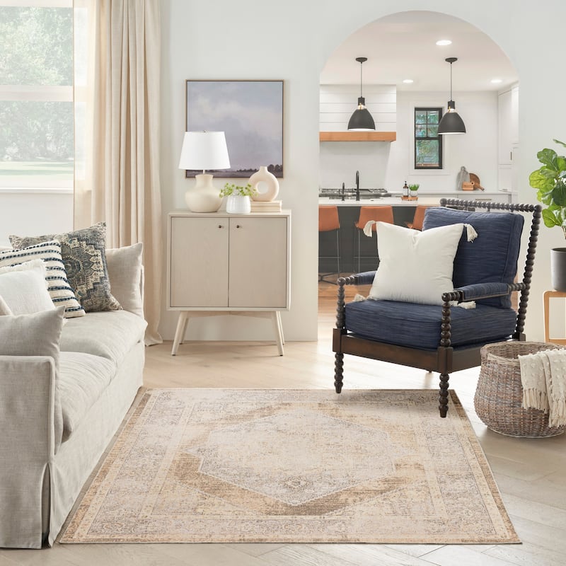 Nourison Astra Machine Washable Persian Area Rug