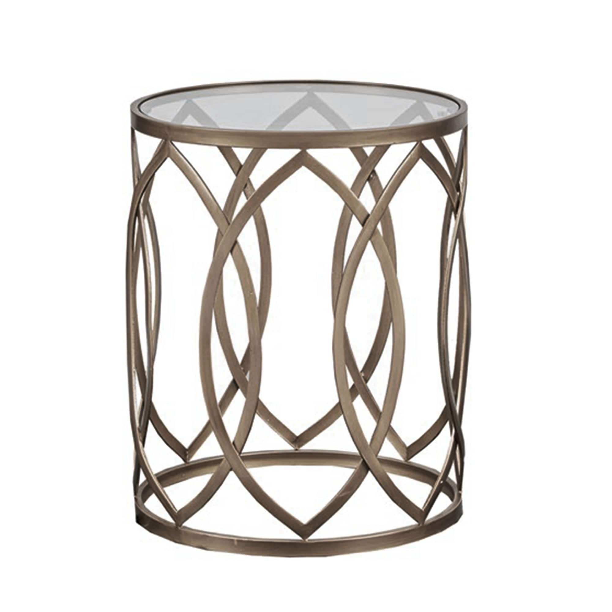Madison park coen metal end outlet table