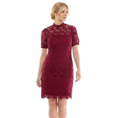 Nanette Lepore Lace Overlay Dress