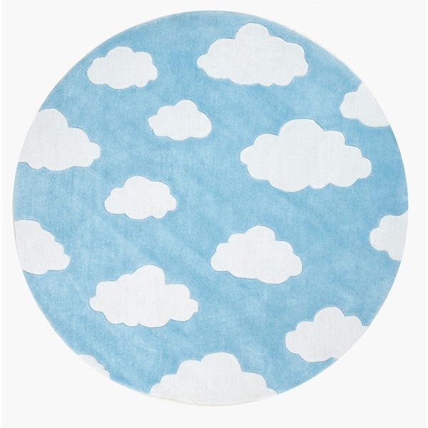 Nuloom Handmade Modern Clouds Pattern Kids Area Rug Overstock 10339769