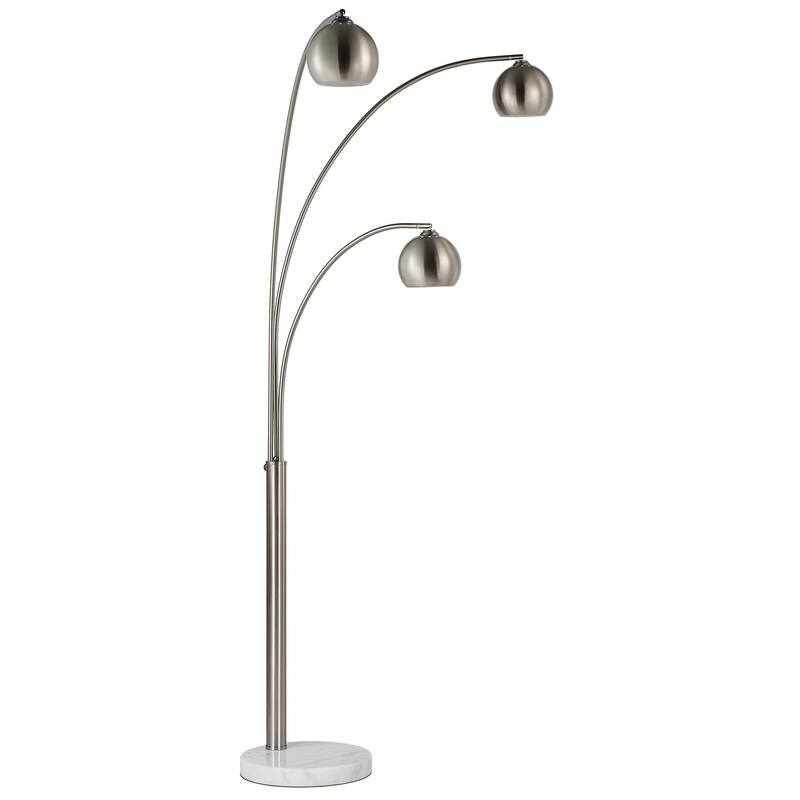 Aguillard 87.5" Height Floor Lamp, Grey - 2.38 x 40.25 x 87.5"