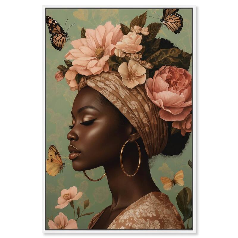 Dream Butterfly Passion Canvas by Art Remedy - 10" x 15" - White