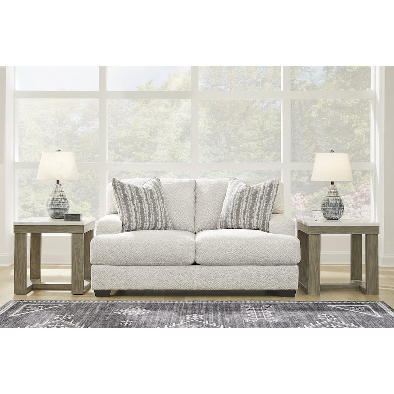 Signature Design by Ashley Brebryan White 2-Piece Upholstery Package - 95"W x 45"D x 39"H