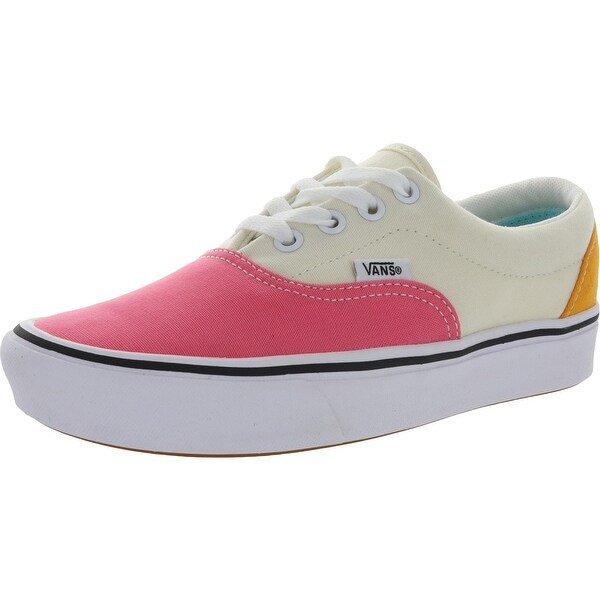 vans pink canvas