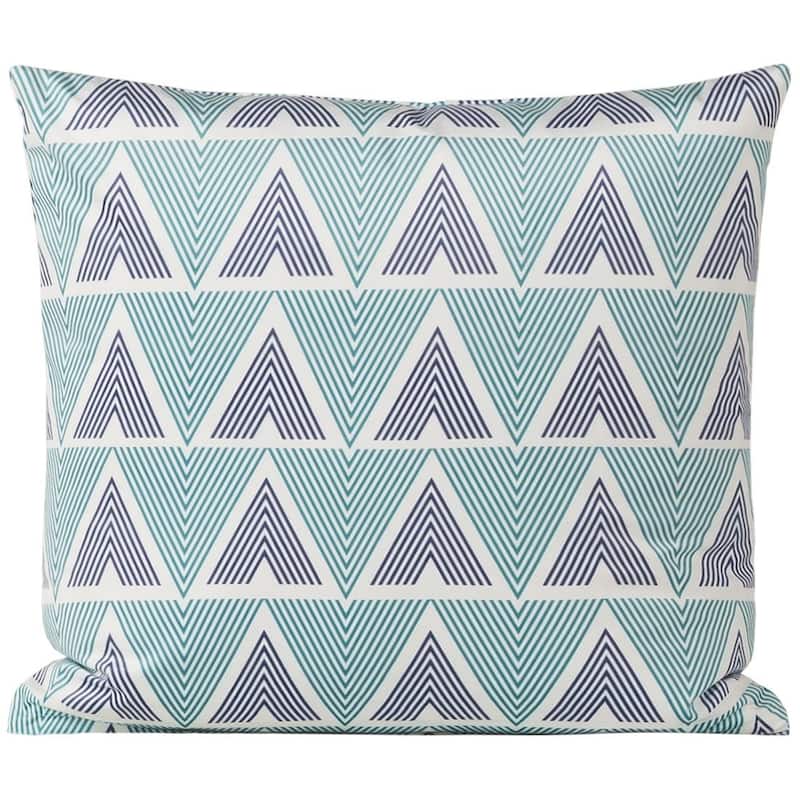 Woodstock Geometric Printed Plush Throw Pillow
