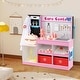 preview thumbnail 1 of 5, Kids Wooden Doctor Play Set w/29 Accessories Pink/Blue