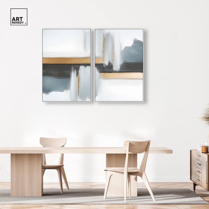 Azure Horizon II Canvas Set of 2 by Art Remedy