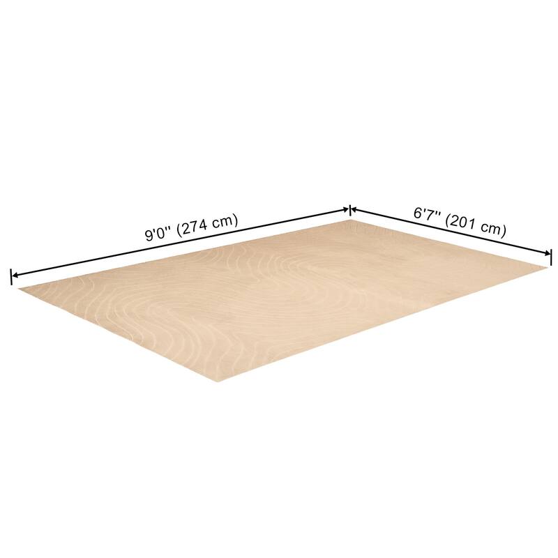 ECARPETGALLERY Somos Modern Machine Washable Area Rug