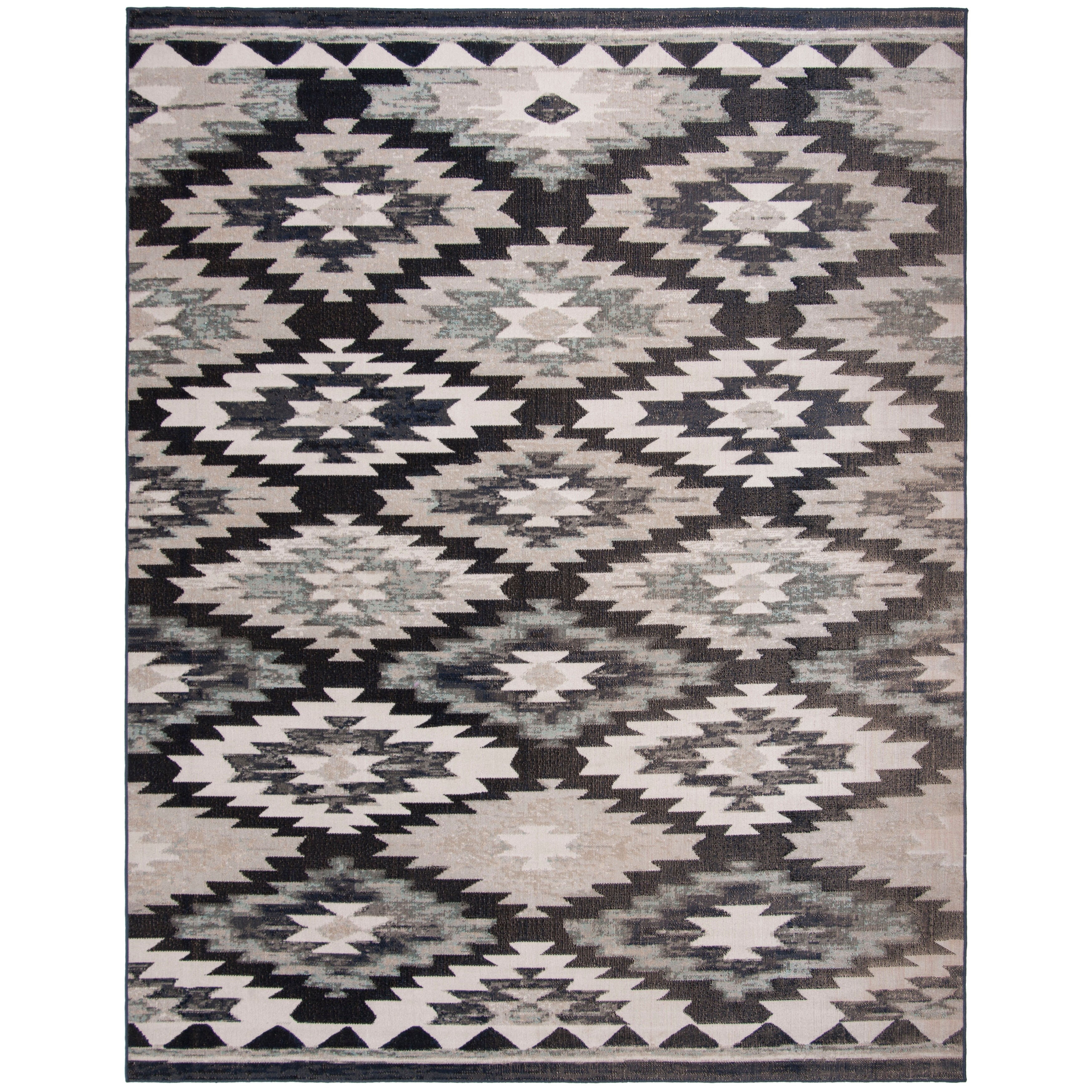 2'3 x 8' Grey Black Safavieh Montage Collection MTG216H Boho Indoor/ Outdoor Non-Shedding Stain Resistant Patio Backyard Runner 2'3 x 8' Grey Black Safavieh Montage Collection MTG216H Boho Indoor/ Outdoor Non-Shedding Stain Resistant Patio Backyard Runner