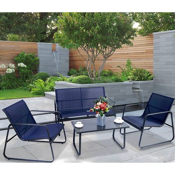 Kozyard Sofia 4 Pieces Patio/Outdoor Conversation Set