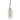 Meryl 1-light Adjustable Height White Edison Pendant