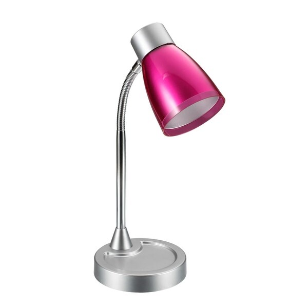 bright pink desk lamp