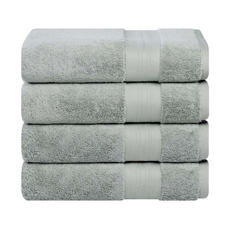 Superior Aria Turkish Cotton Heavyweight Bath Towel Set of 4