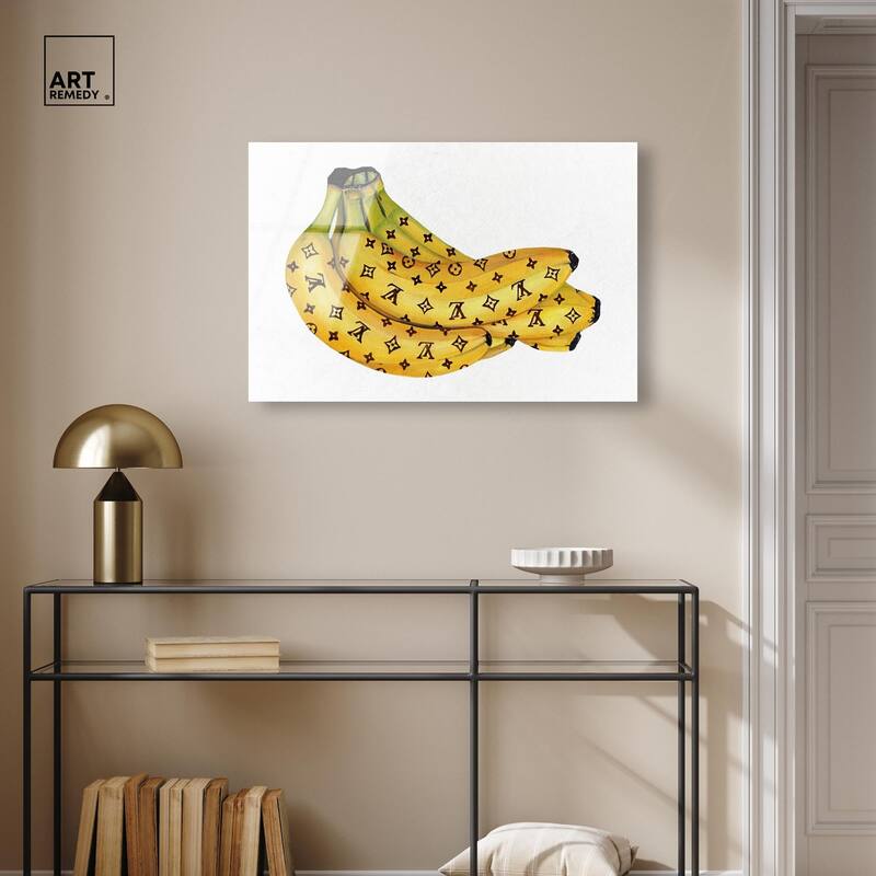 Fashion Bananas III Acrylic by Art Remedy, Ready to Hang